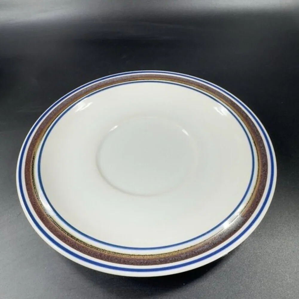 Vintage Salem Pottery Stoneware Sauce Dish With‎ Under plate Gravy Boat Set VTG